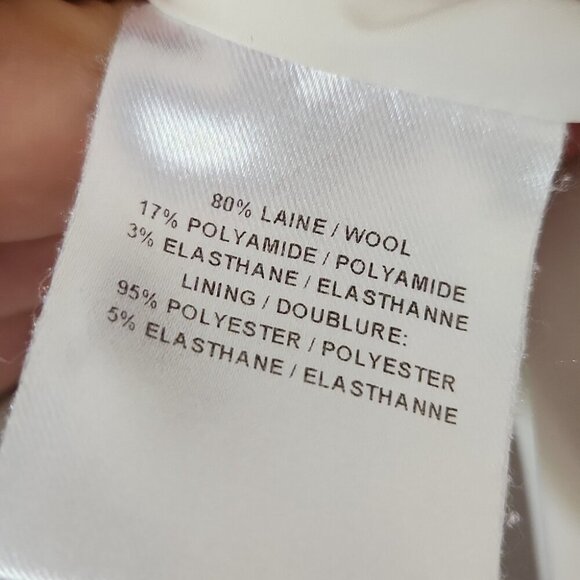 JUDITH & CHARLES | Wool Jacket Blazer Zip Up Brown Camel Tan Sz 0 - Picture 5 of 5